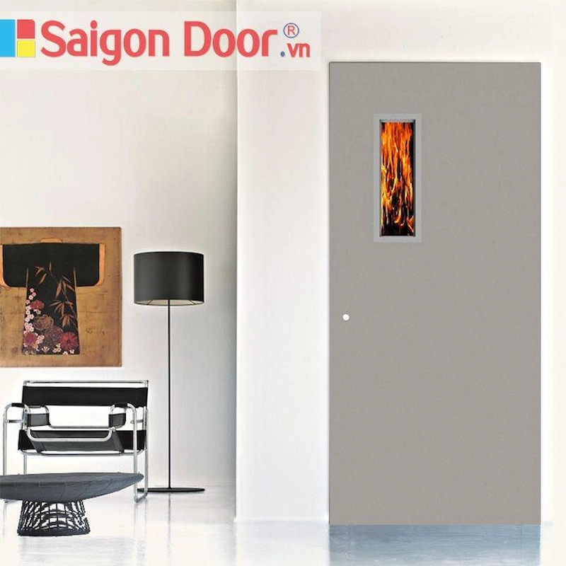Cửa thép chống cháy TCC-P1G1