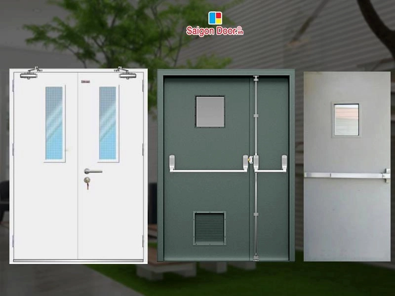 Tổng quan về cửa thép chống cháy và tầm quan trọng của phối cảnh