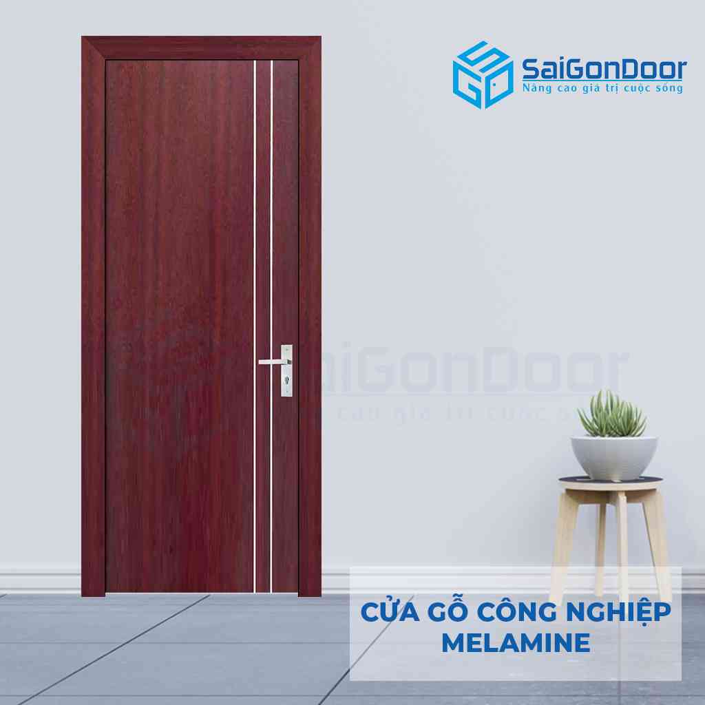 CỬA GỖ CÔNG NGHIỆP MDF MELAMINE P1R2 1