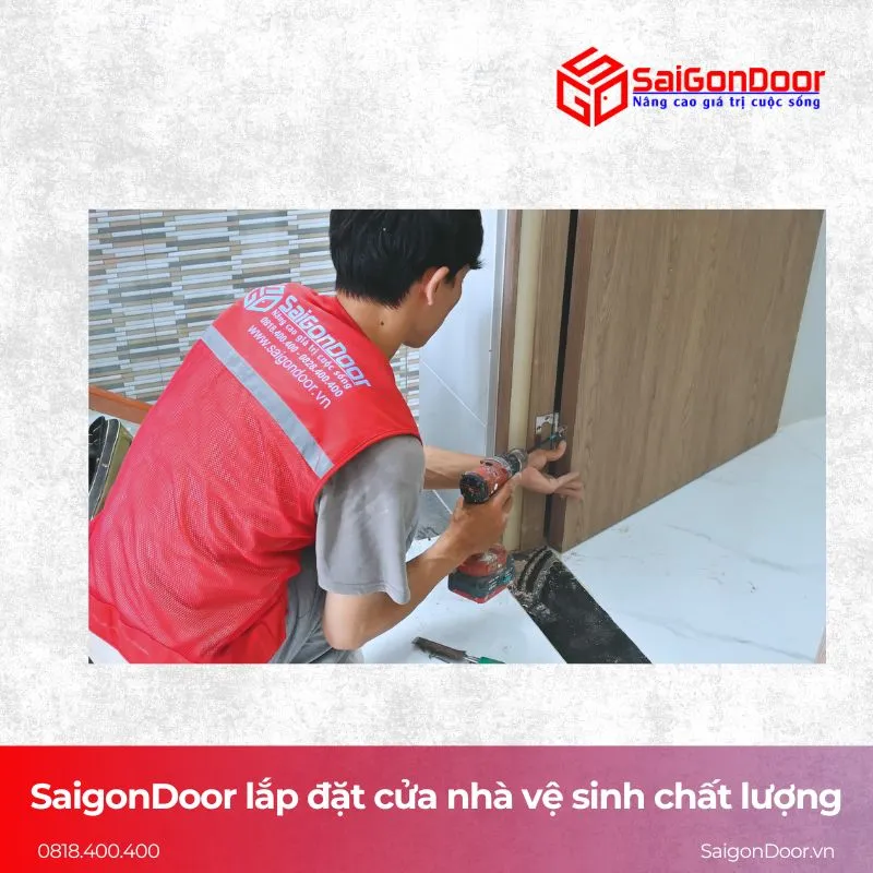 SaigonDoor - Đơn vị thi công lắp đặt cửa nhà vệ sinh chất lượng