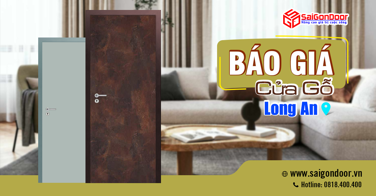 Bảng Giá Cửa Gỗ Long An -  SaiGonDoor Chuyên Thi Công Cửa Gỗ Chất Lượng, Giá Rẻ