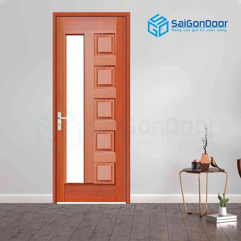 Mẫu cửa HDF với kính hoặc ô thoáng