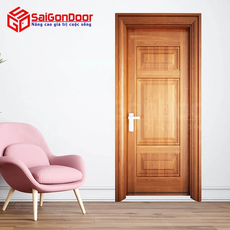 Cửa thép vân gỗ TVG-1H3