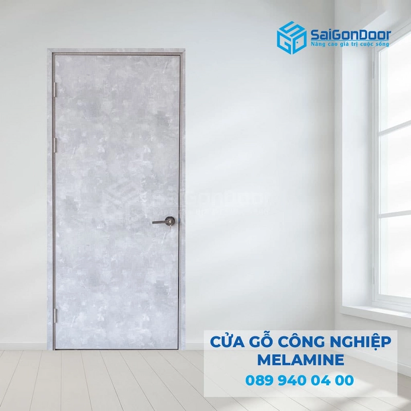 Chọn mua mẫu cửa gỗ MDF màu trắng tại Saigondoor