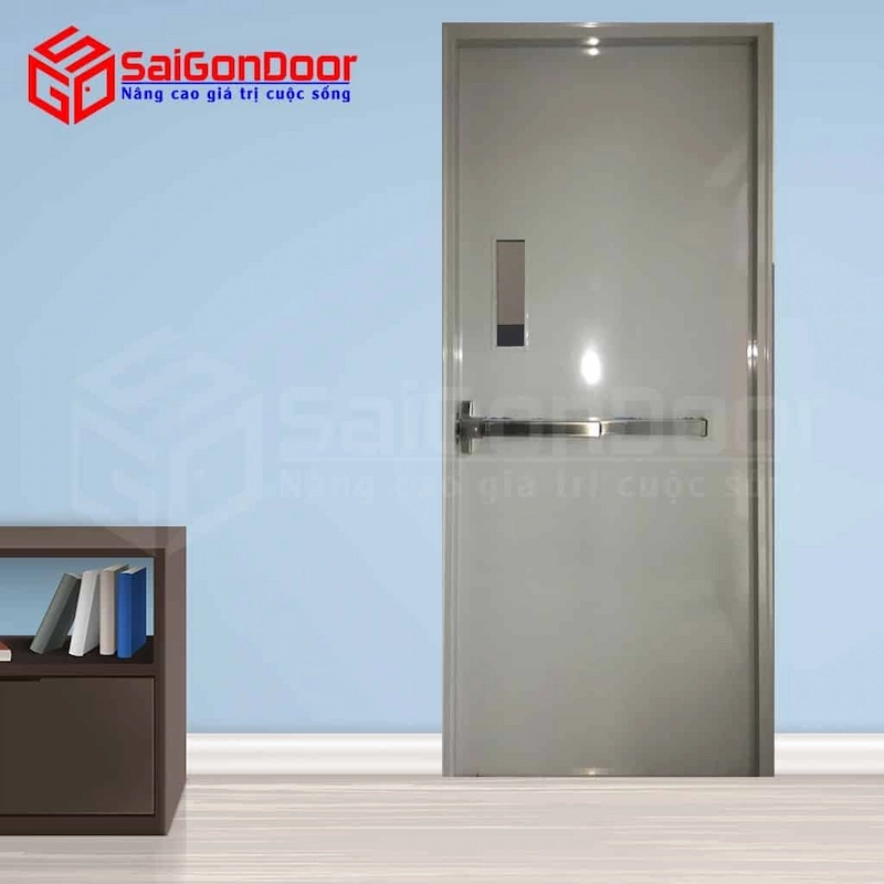 Phân loại cửa thép chống cháy theo vật liệu lõi