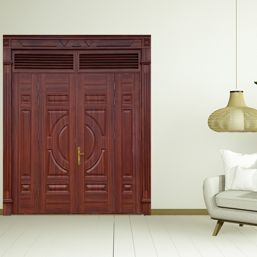 Cửa thép vân gỗ SGD 12