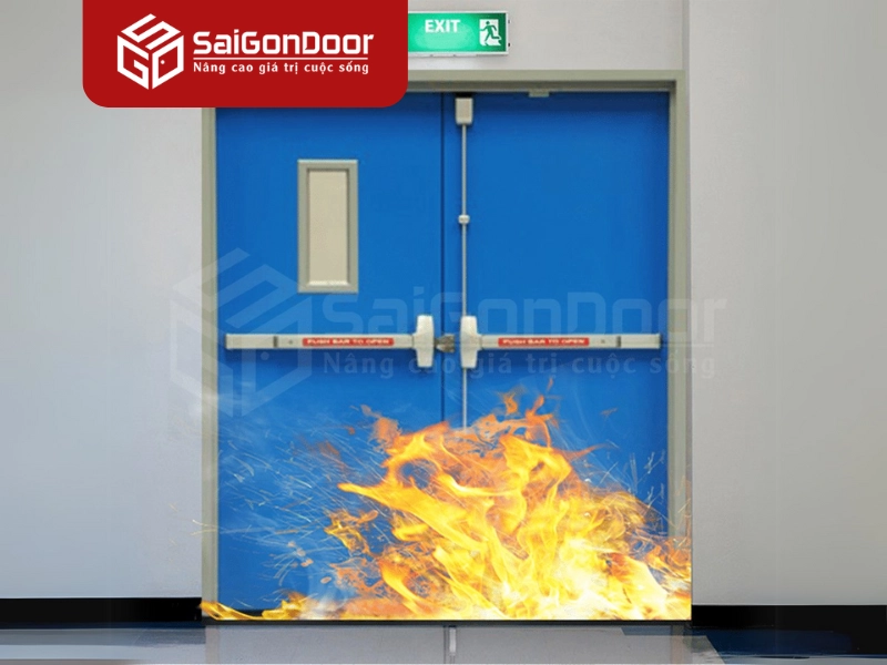 Ứng dụng thực tế của cửa thép chống cháy EI30