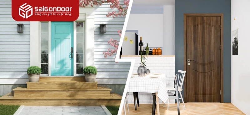 So sánh chi tiết giữa cửa thép vân gỗ và cửa nhựa composite