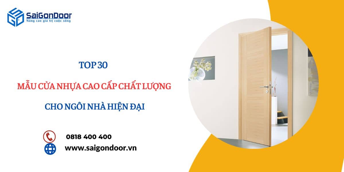 các mẫu cửa nhựa cao cấp chất lượng