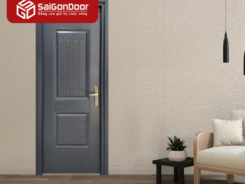 Cửa thép vân gỗ SGD 5 Cửa thép vân gỗ SGD 5