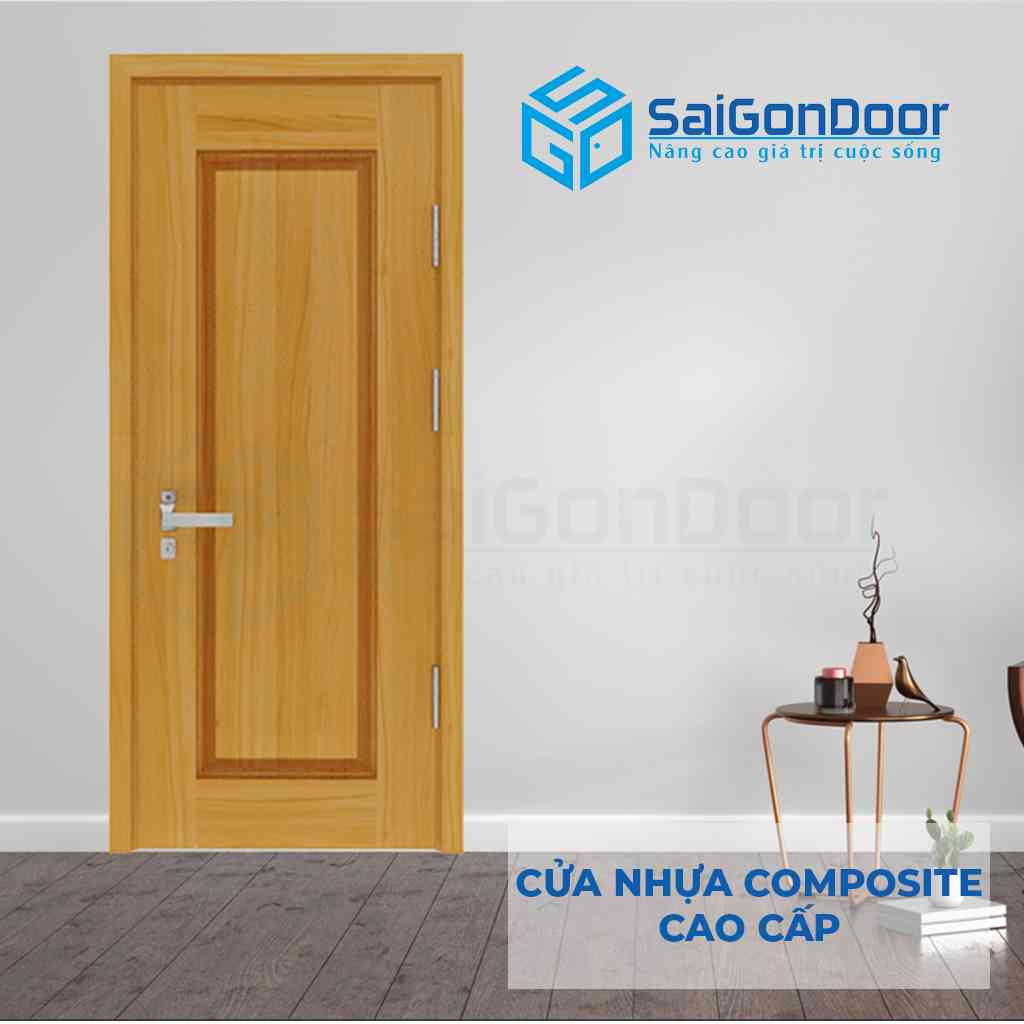 Mẫu cửa nhựa gỗ chịu nước composite 1B