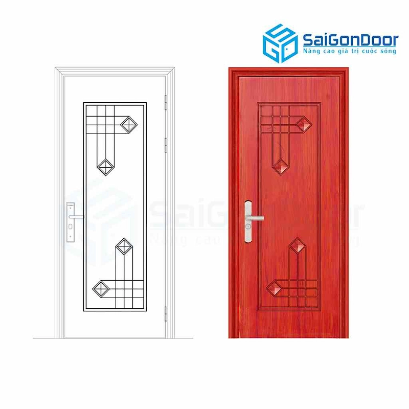 Cửa Thép Vân Gỗ Phường Dĩ An