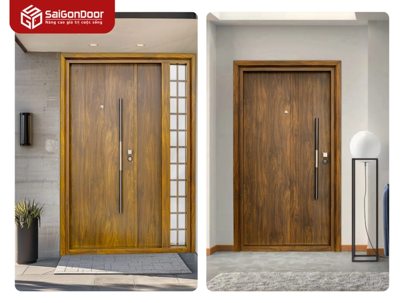 Quy trình đặt hàng và lắp đặt cửa thép vân gỗ tại Sài Gòn Door
