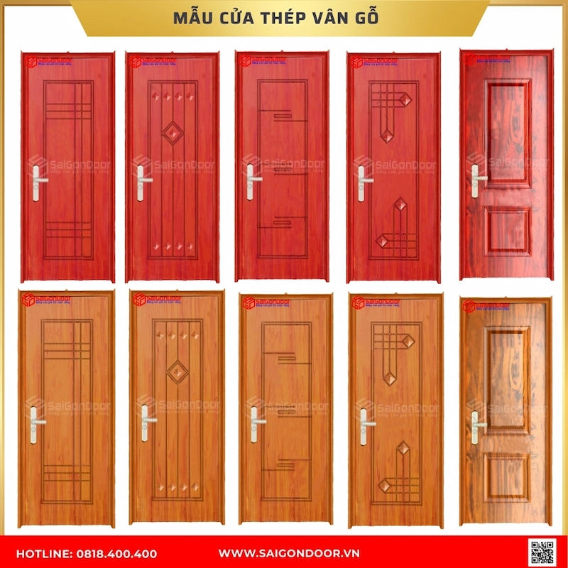  Độ an toàn và bảo mật của cửa thép vân gỗ