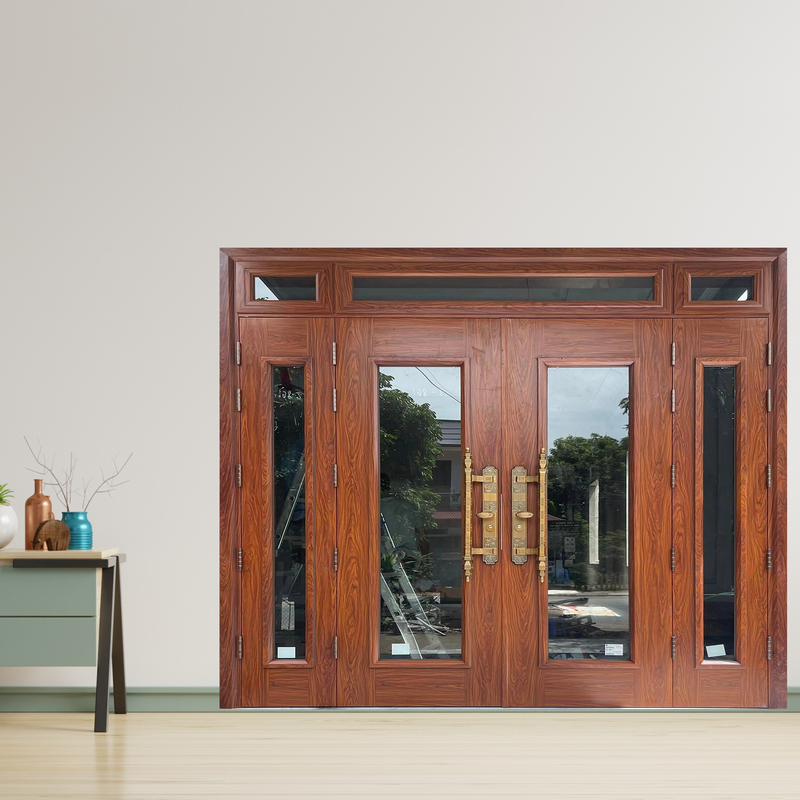 Cửa Thép Vân Gỗ SGD-KM.TVG-4C.18