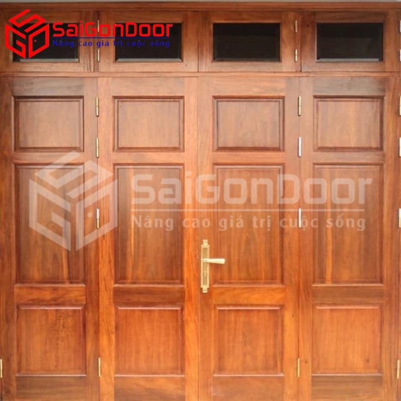 Cửa gỗ pano 4 cánh