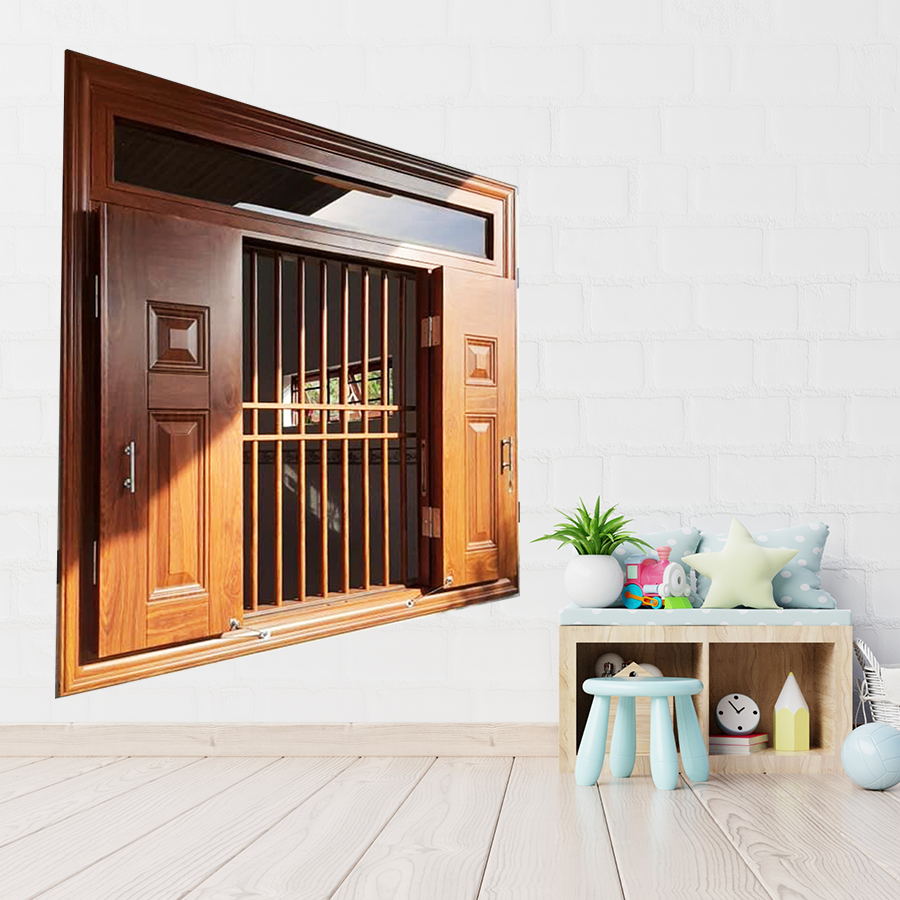 Cửa thép vân gỗ SGD 18