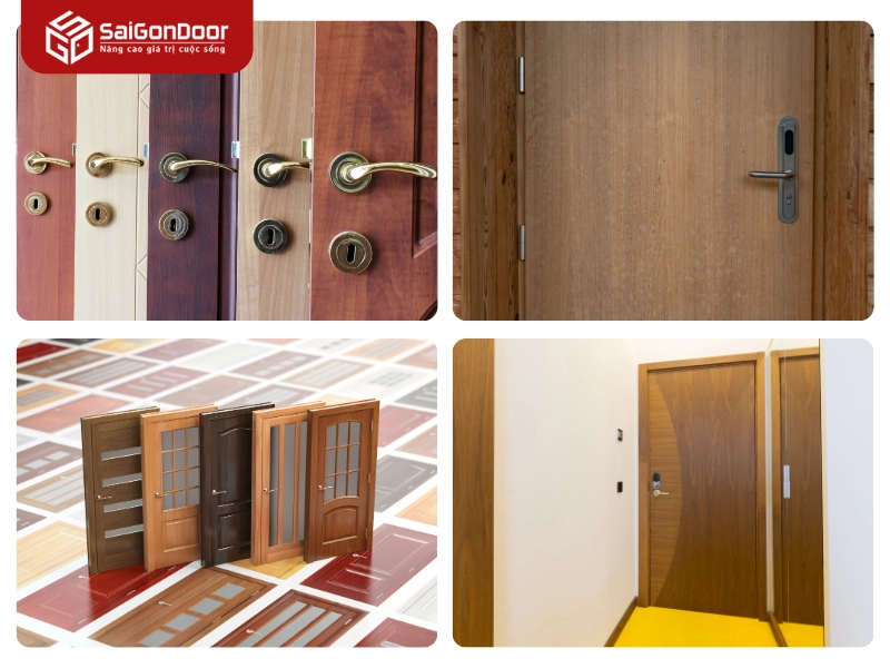 Ưu điểm vượt trội của cửa gỗ công nghiệp so với cửa gỗ tự nhiên