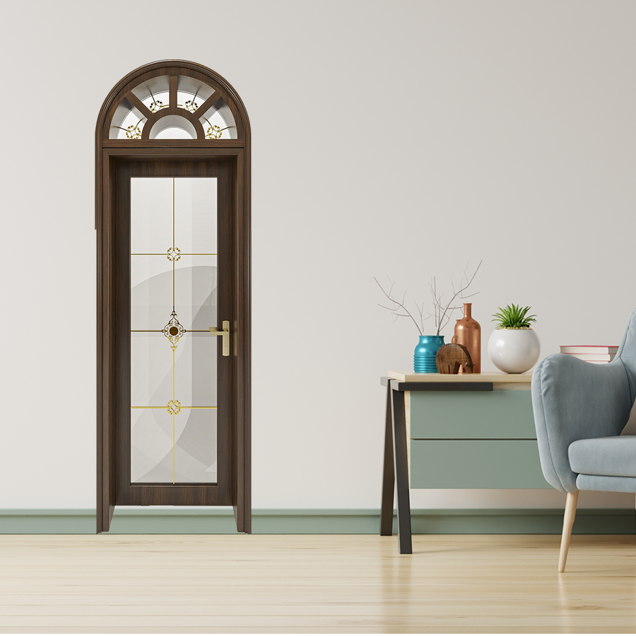 Cửa Nhôm Vân Gỗ SGD-CNVG-14