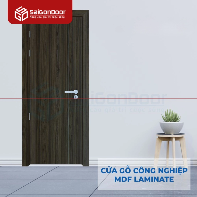 Cửa Gỗ Công Nghiệp MDF Laminate P1R11S