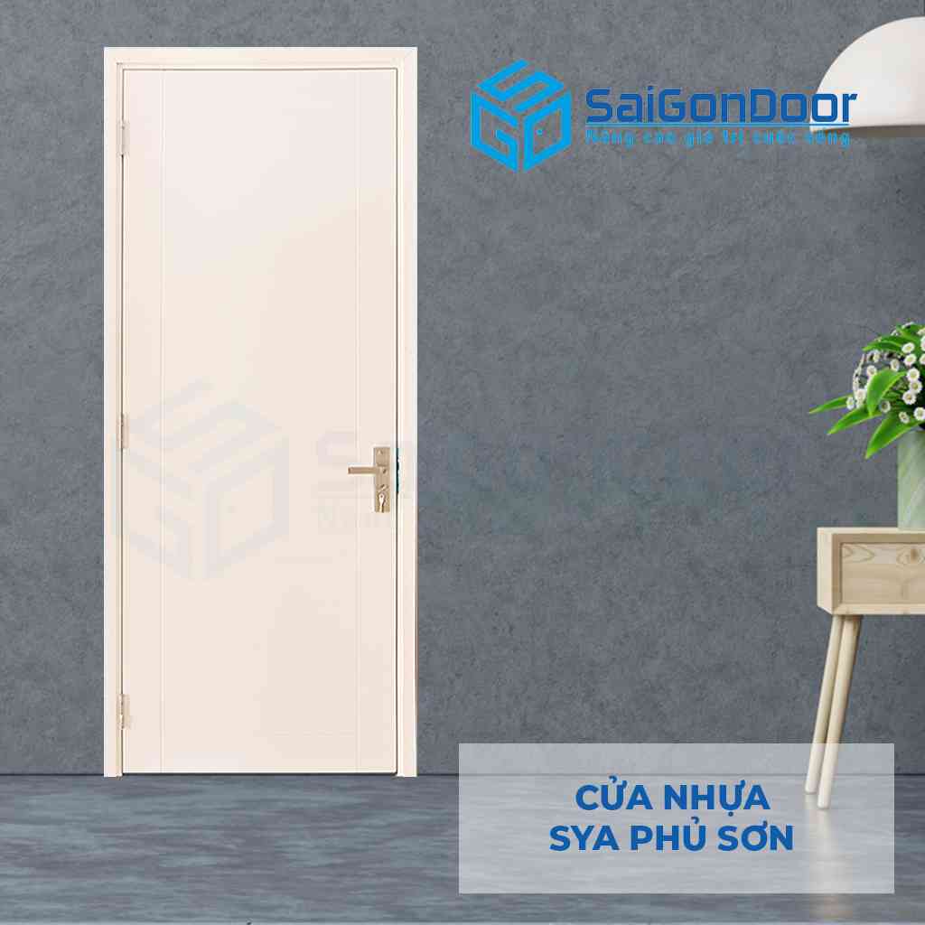 Mẫu 11: cửa nhựa Composite Sungyu SYA trắng sữa