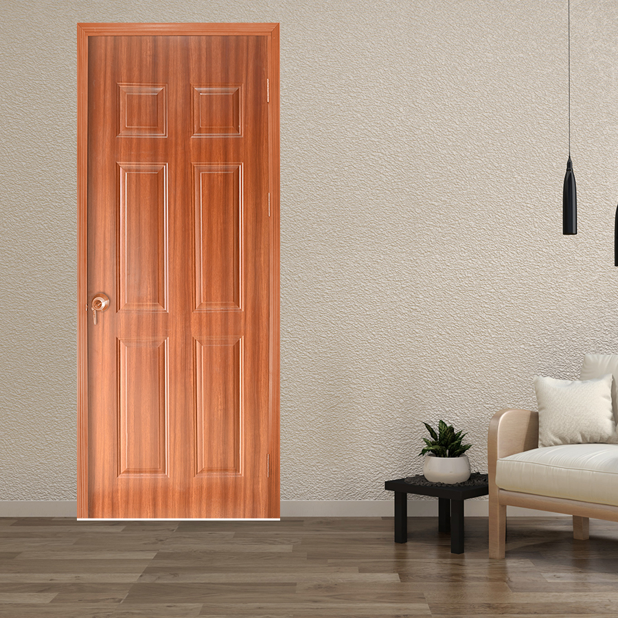 CỬA GỖ NHÀ TẮM SGD Cua go HDF Veneer 6A-sapele