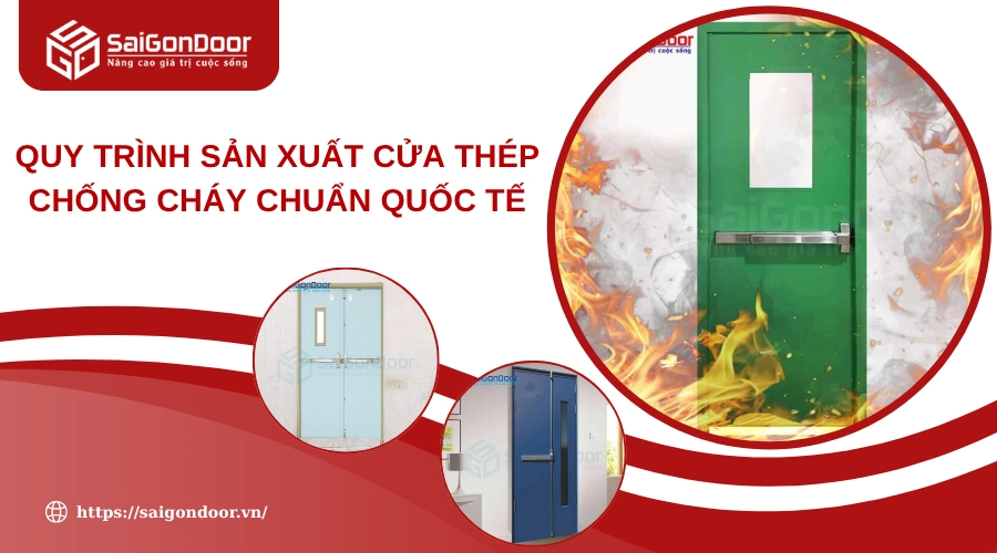 Quy Trình Sản Xuất Cửa Thép Chống Cháy Chuẩn Quốc Tế