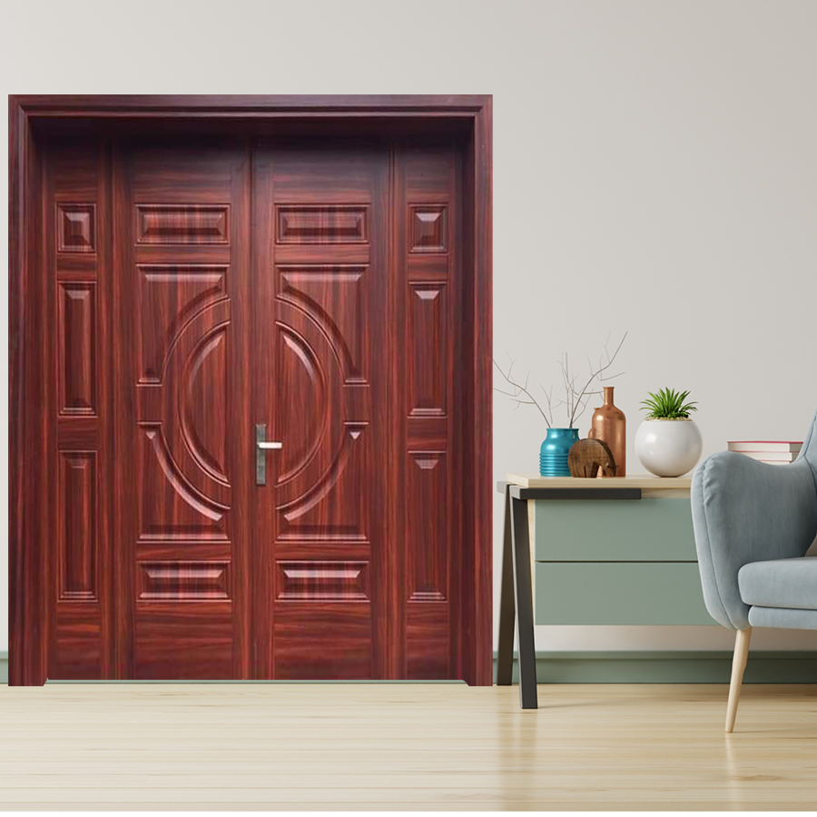 Cửa thép vân gỗ SGD 6