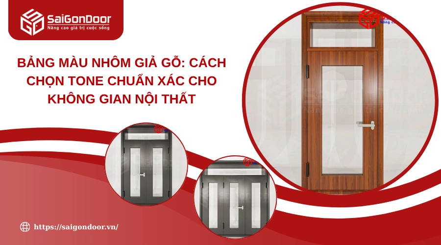 Bảng Màu Nhôm Giả Gỗ: Cách Chọn Tone Chuẩn Xác Cho Không Gian Nội Thất