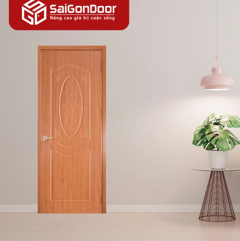 cửa toilet nhựa giả gỗ