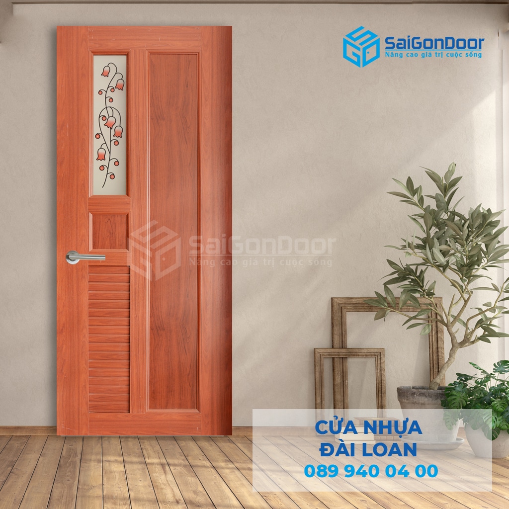 Cửa nhựa giả gỗ được nhiều người tin dùng