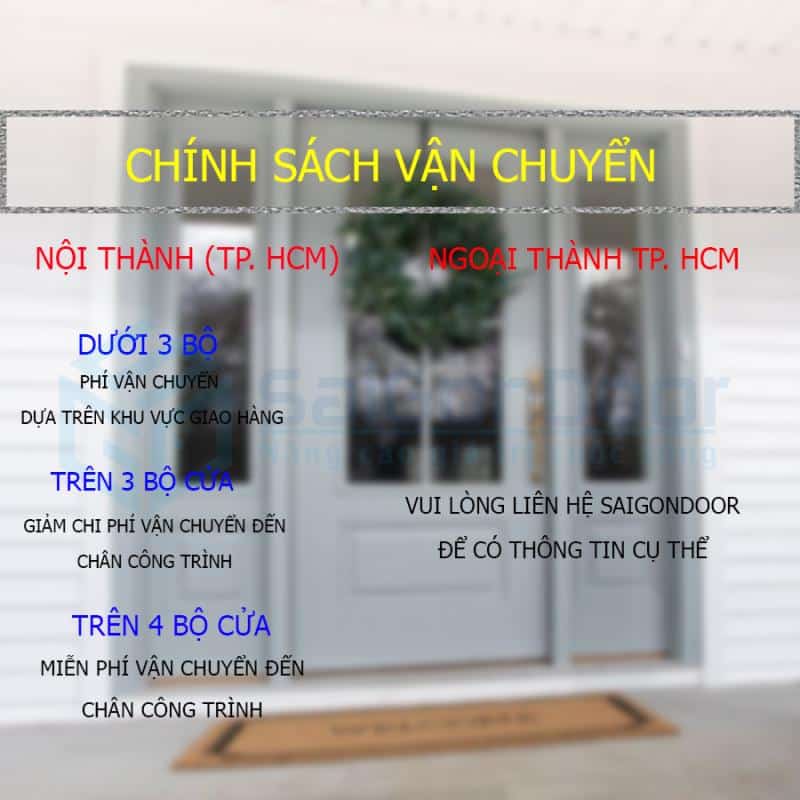 Chính sách vận chuyển tại SaiGonDoor