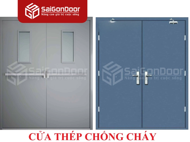 Ứng dụng của cửa thép chống cháy 120 phút