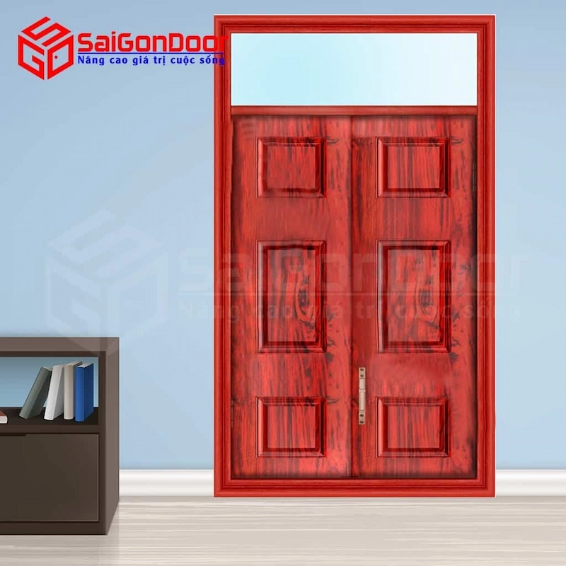 Ưu điểm vượt trội của cửa thép vân gỗ