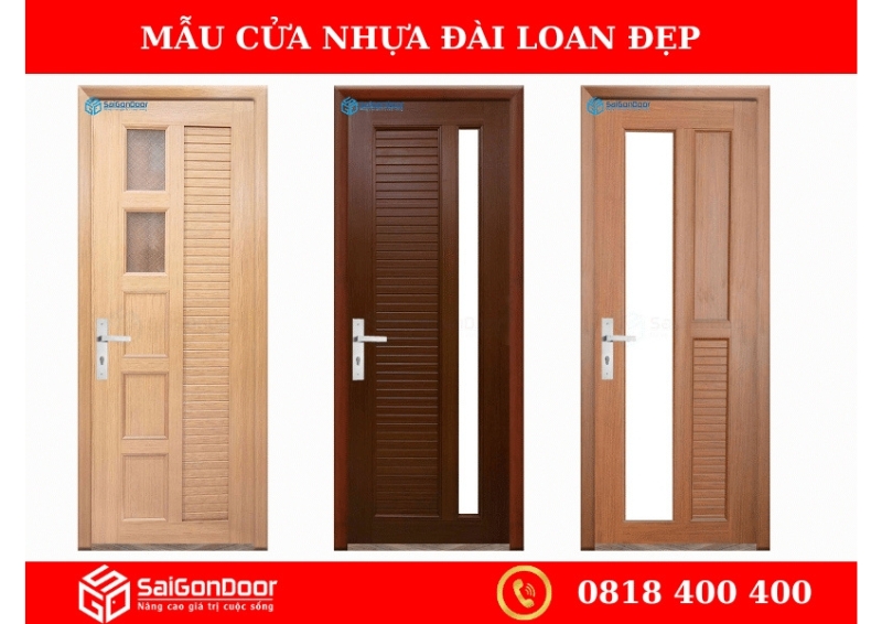 Cửa nhựa gỗ chống mối mọt Đài Loan 