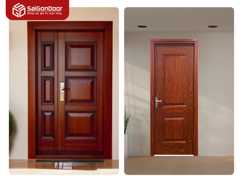 Tại sao cửa thép vân gỗ Sài Gòn Door là lựa chọn tối ưu cho Phường Bình Trị Đông?