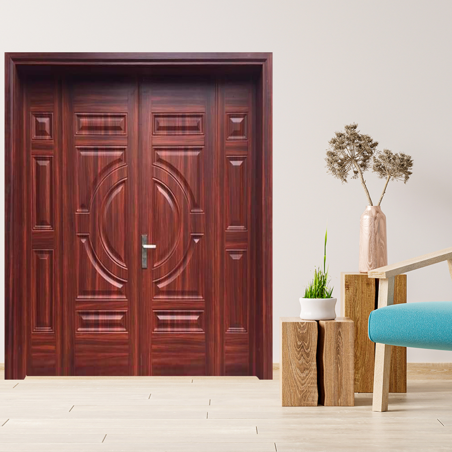 Cửa thép vân gỗ SGD 6