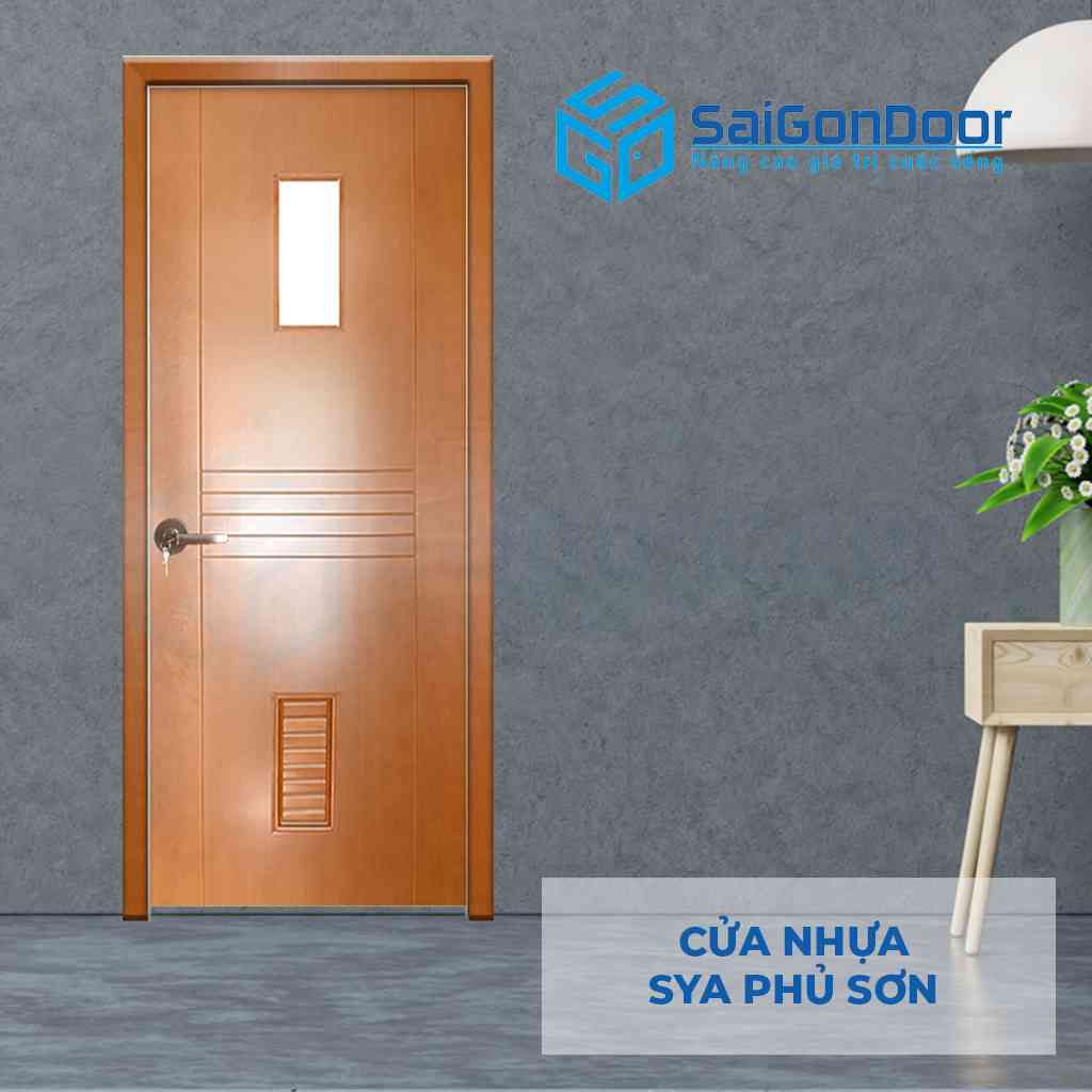 cửa nhựa giả gỗ cao cấp phòng ngủ