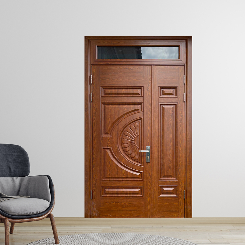 Cửa Thép Vân Gỗ SGD-KM.TVG-2CL-9