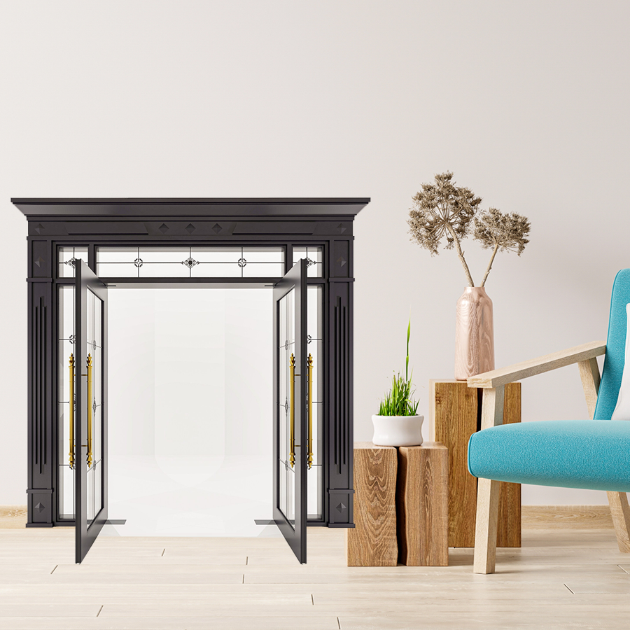 Cửa Nhôm Vân Gỗ 73