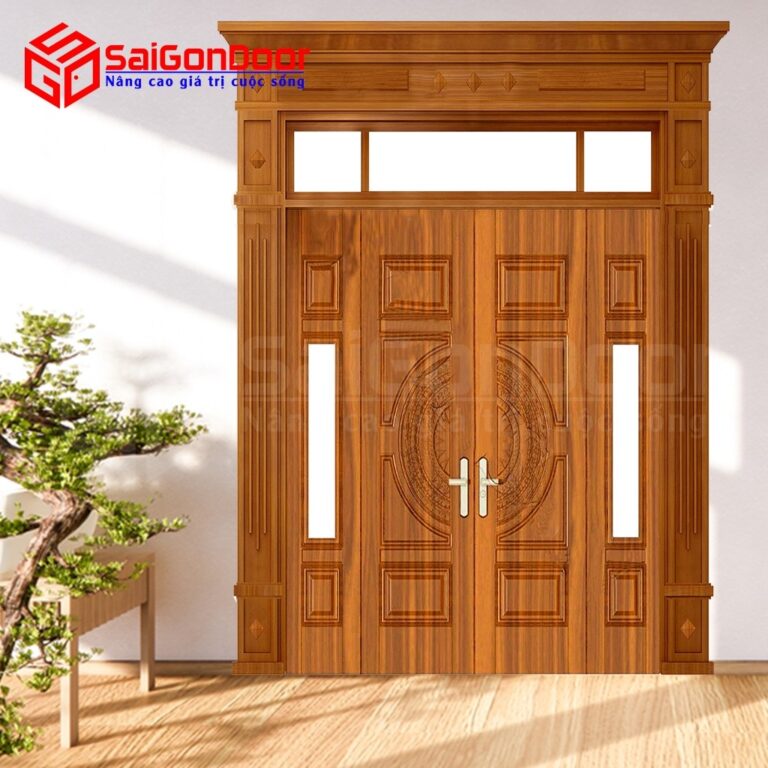 SaiGonDoor - Địa chỉ mua cửa thép vân gỗ Quận 4 uy tín