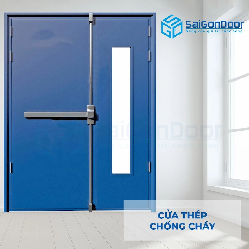 Câu hỏi thường gặp khi mua cửa thép chống cháy có ô kính