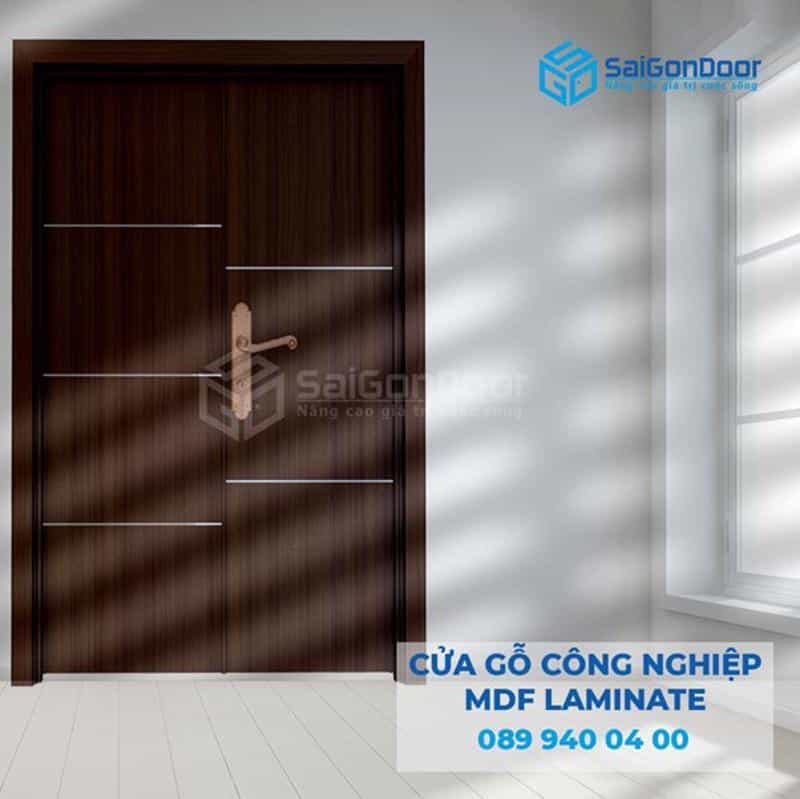 Cửa gỗ công nghiệp với nhiều ưu điểm nổi bật