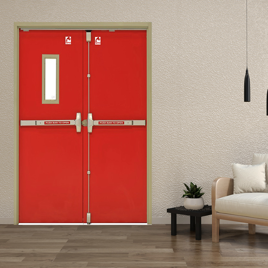 Cửa thép đôi chống cháy