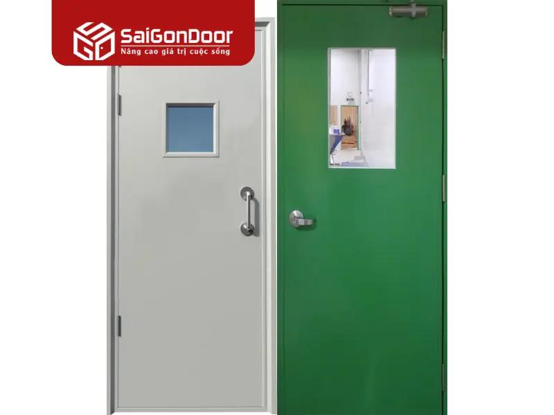 Vai trò và ứng dụng thực tế của cửa chống cháy EI 45.