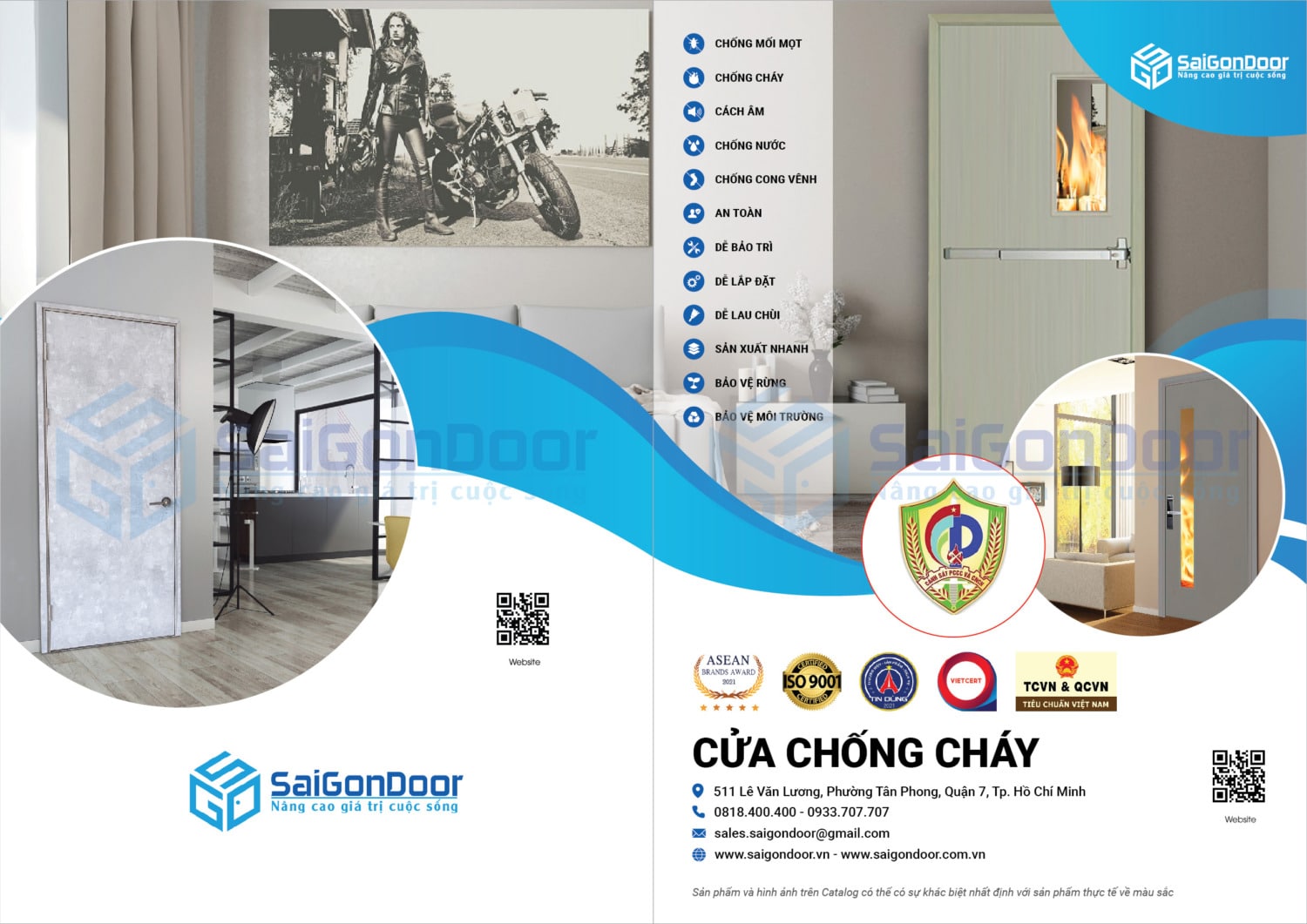 Lưu ý về cửa chống cháy Cần Thơ 