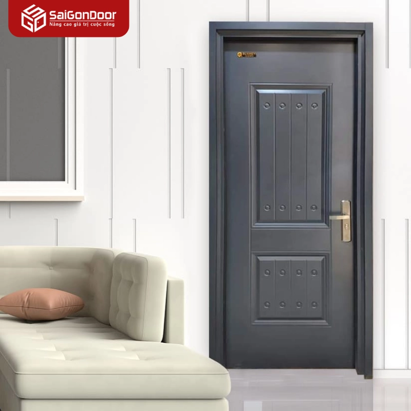 Cửa thép vân gỗ SGD 5