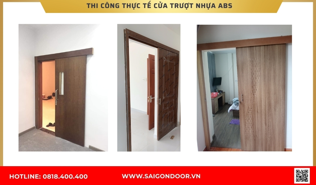 Hình ảnh thi công thực tế cửa nhựa Hàn Quốc Bình Dương