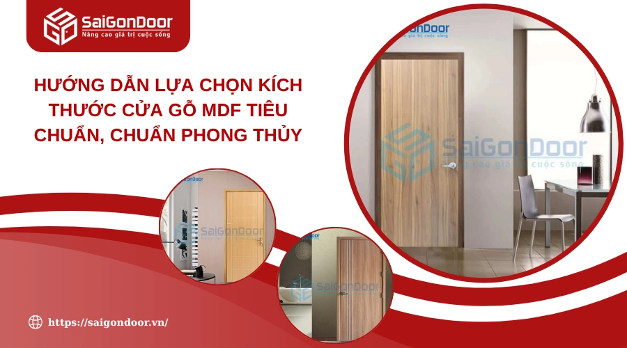 Hướng Dẫn Lựa Chọn Kích Thước Cửa Gỗ MDF Tiêu Chuẩn, Chuẩn Phong Thủy