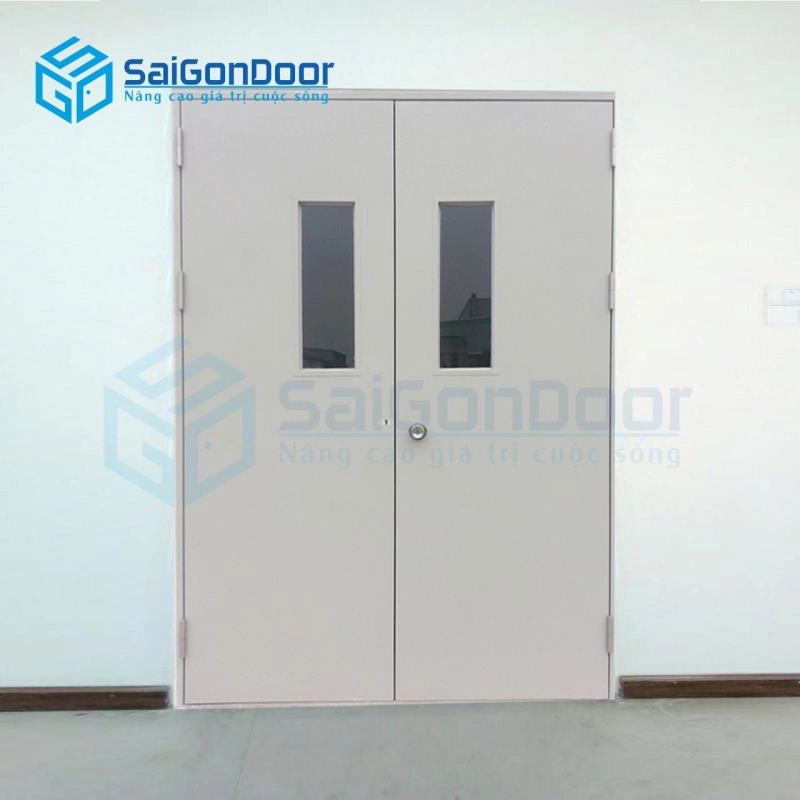 Quy trình lắp đặt và nghiệm thu cửa thép chống cháy công nghiệp